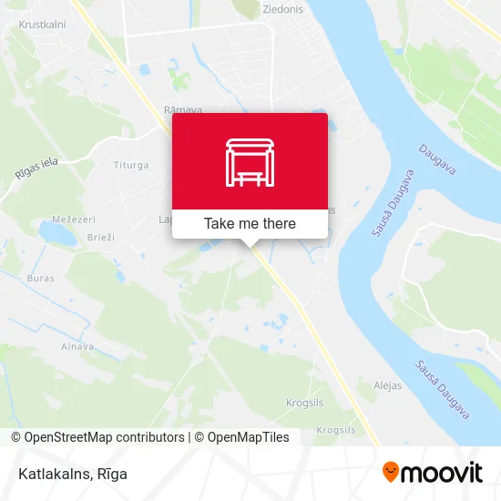 Карта Katlakalns