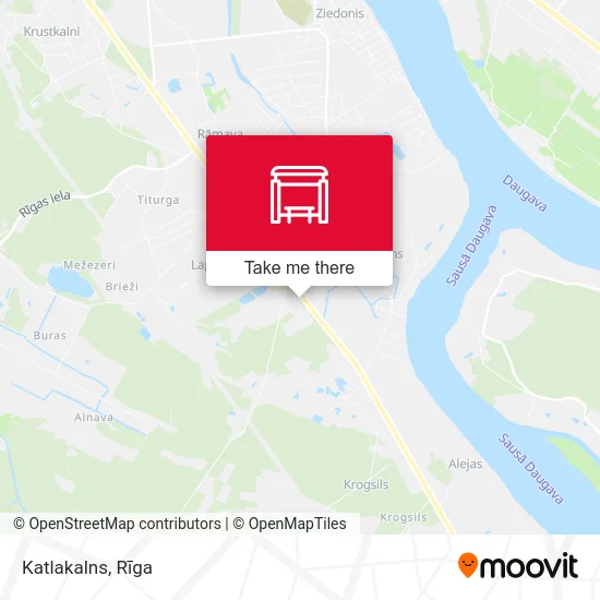 Карта Katlakalns