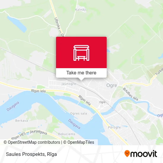 Карта Saules Prospekts