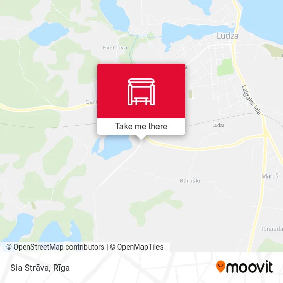 Карта Sia Strāva