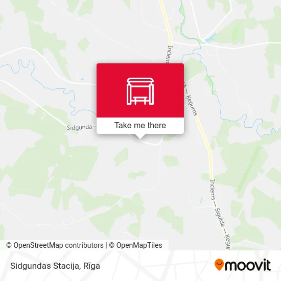 Sidgundas Stacija map