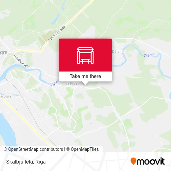 Карта Skalbju Iela