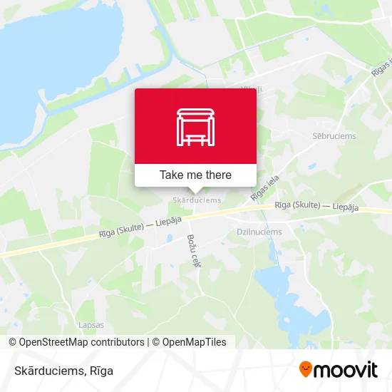 Карта Skārduciems