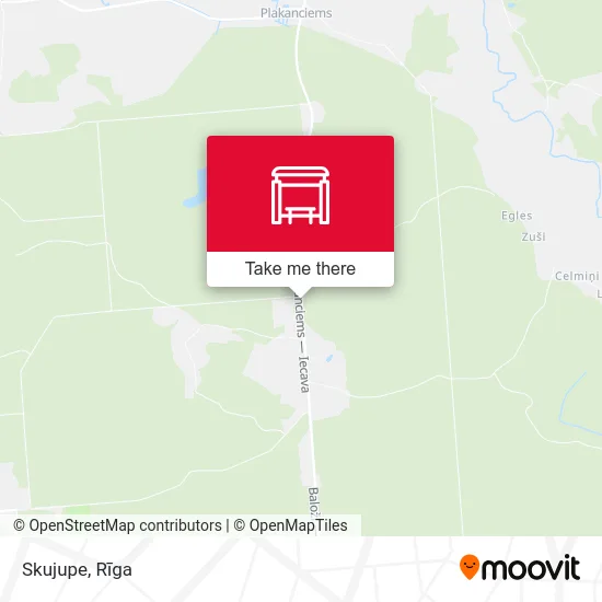 Карта Skujupe