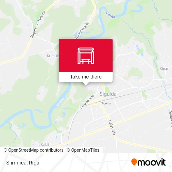Карта Slimnīca