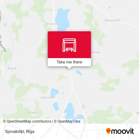 Карта Spivakišķi