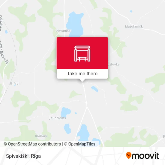 Карта Spivakišķi