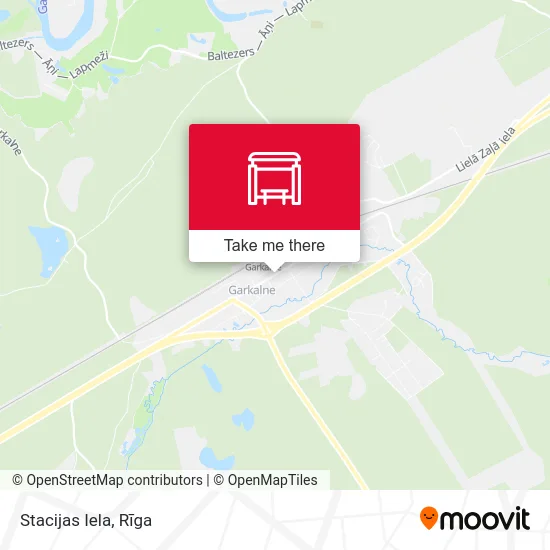 Карта Stacijas Iela