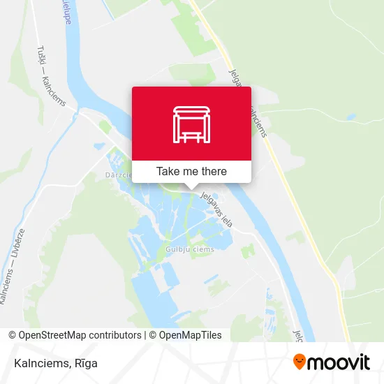 Карта Kalnciems