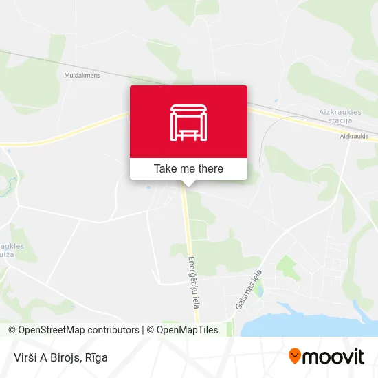 Карта Virši A Birojs