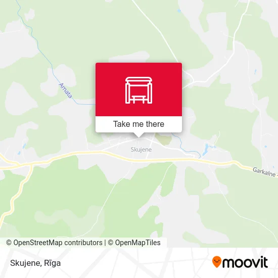 Карта Skujene