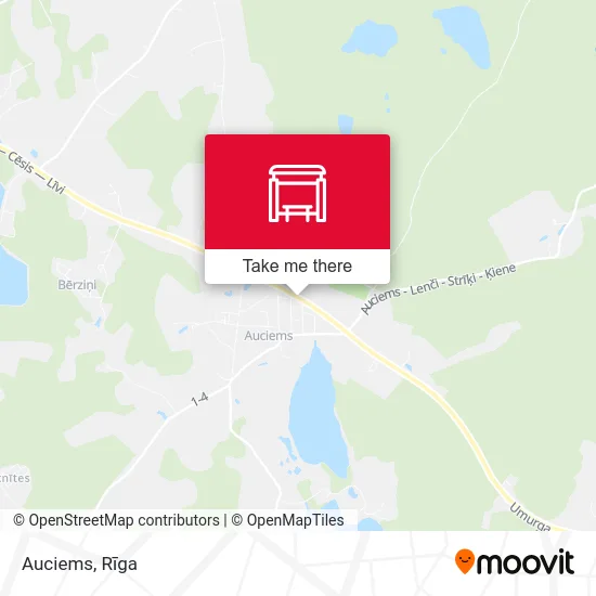 Карта Auciems