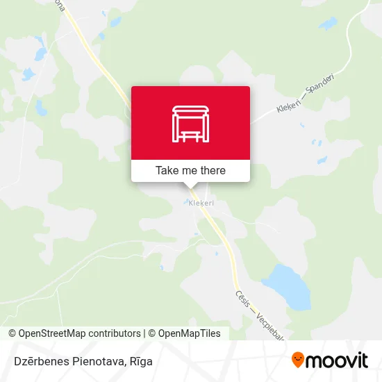 Dzērbenes Pienotava map