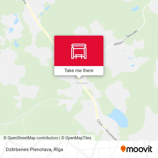 Dzērbenes Pienotava map