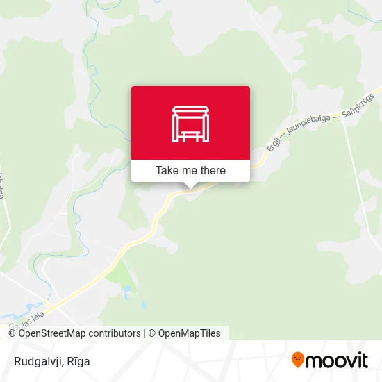 Карта Rudgalvji