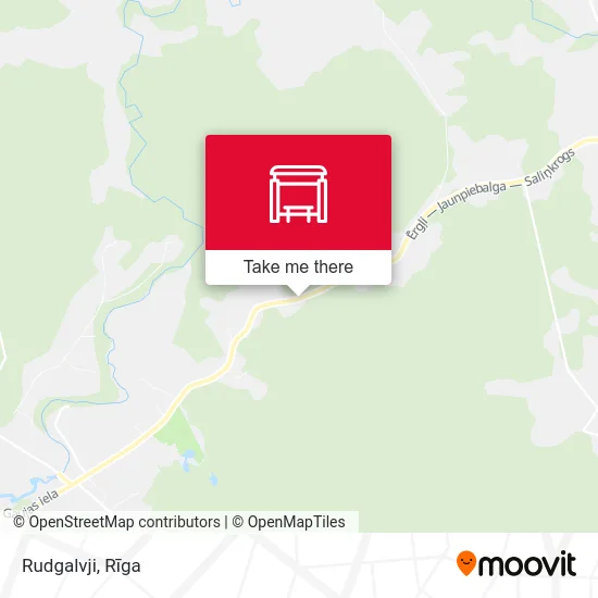 Карта Rudgalvji