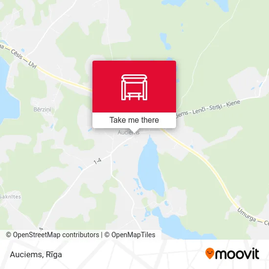 Карта Auciems