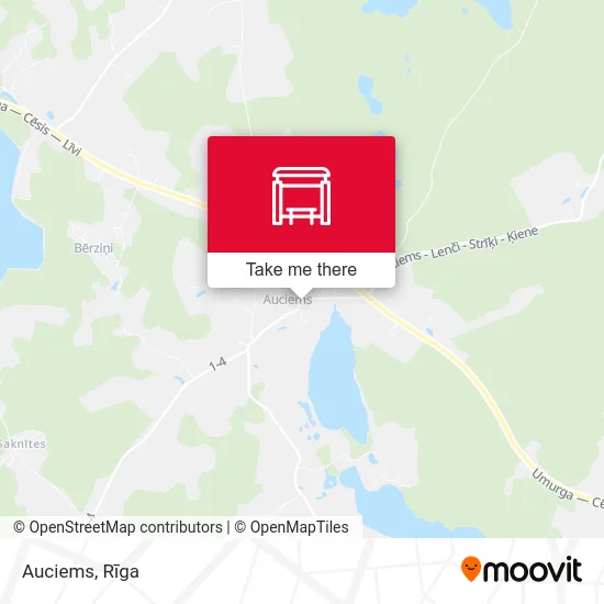 Карта Auciems