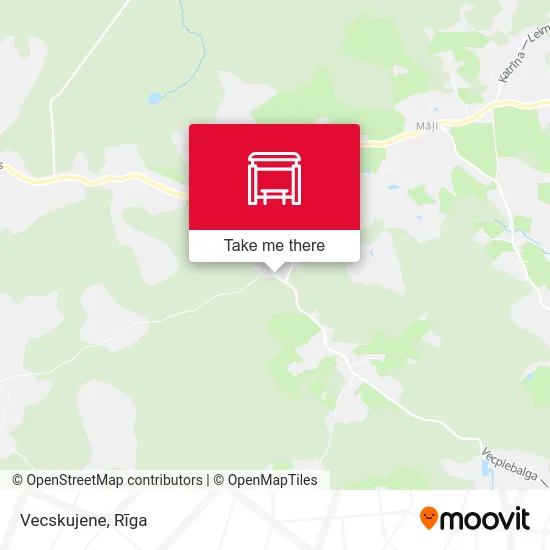 Карта Vecskujene