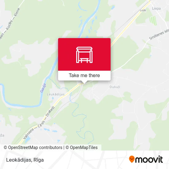 Карта Leokādijas