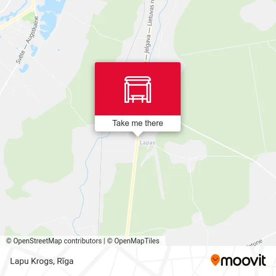 Карта Lapu Krogs