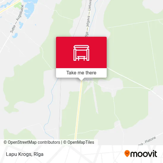 Карта Lapu Krogs