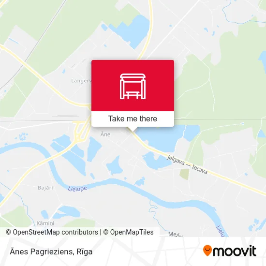 Ānes Pagrieziens map