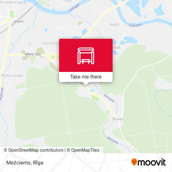 Карта Mežciems