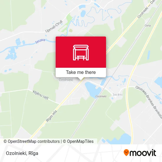 Карта Ozolnieki