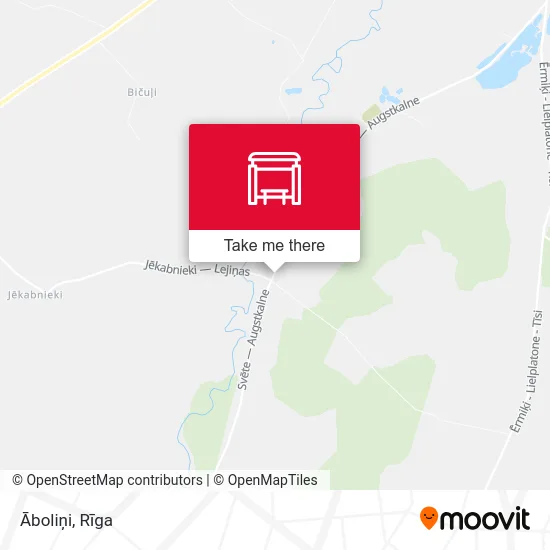 Карта Āboliņi