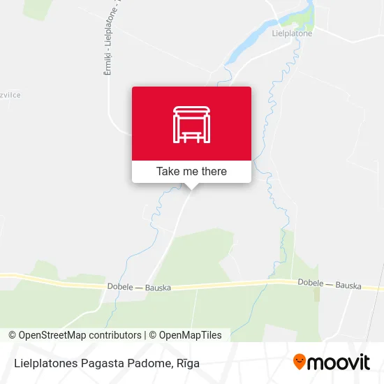 Lielplatones Pagasta Padome map