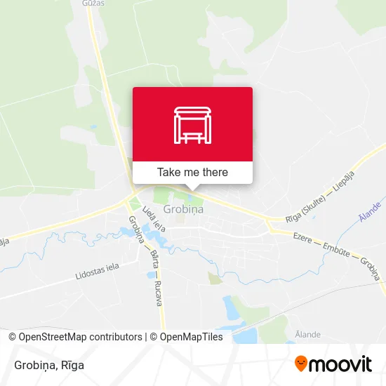Карта Grobiņa