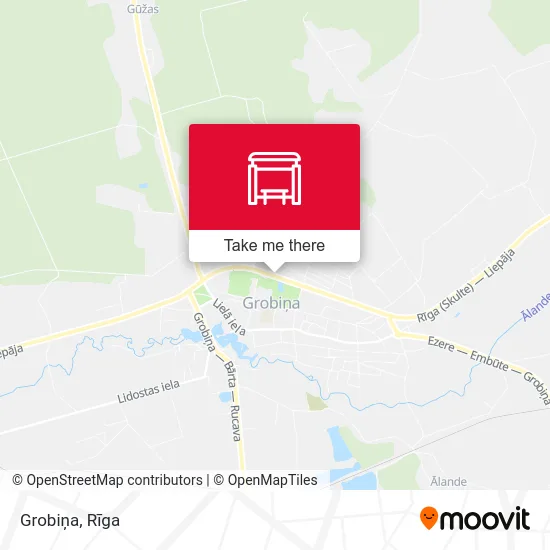 Карта Grobiņa