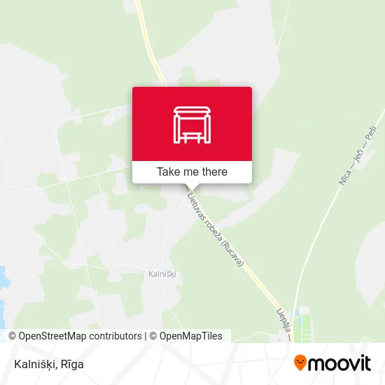 Карта Kalnišķi