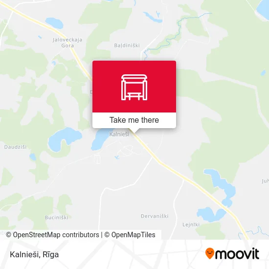 Карта Kalnieši