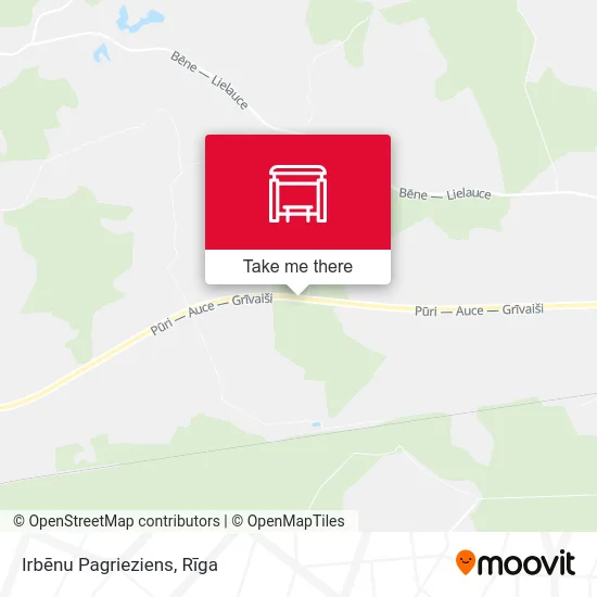 Irbēnu Pagrieziens map