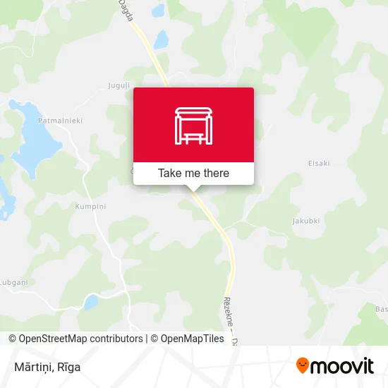 Карта Mārtiņi