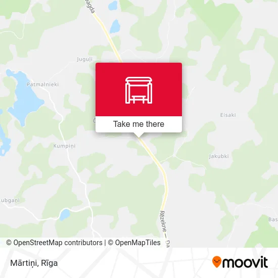 Карта Mārtiņi