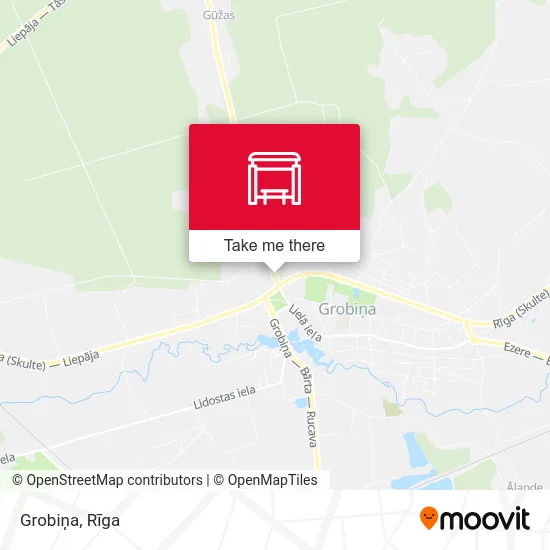 Карта Grobiņa