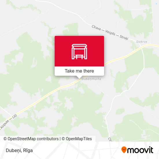 Dubeņi map