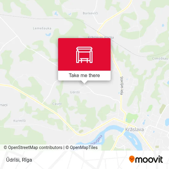 Ūdrīši map