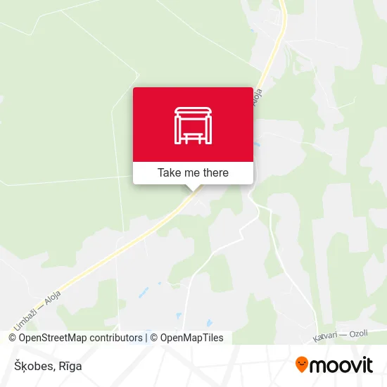 Карта Šķobes