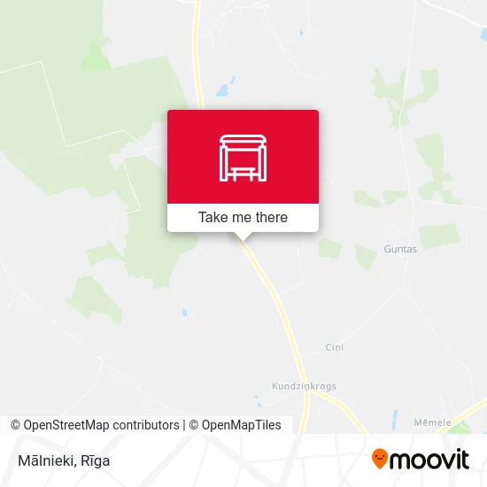 Карта Mālnieki