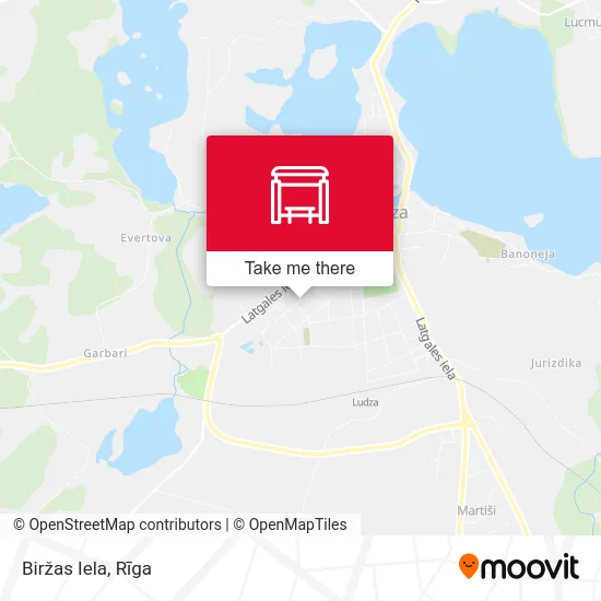 Карта Biržas Iela