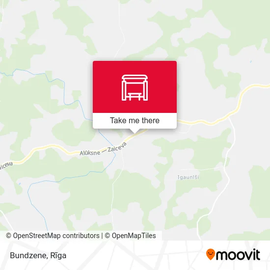 Карта Bundzene