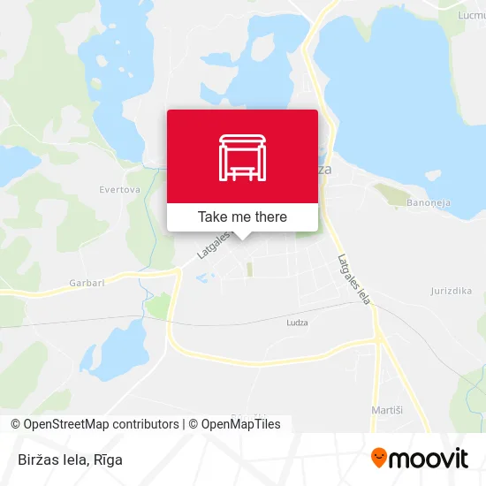 Карта Biržas Iela
