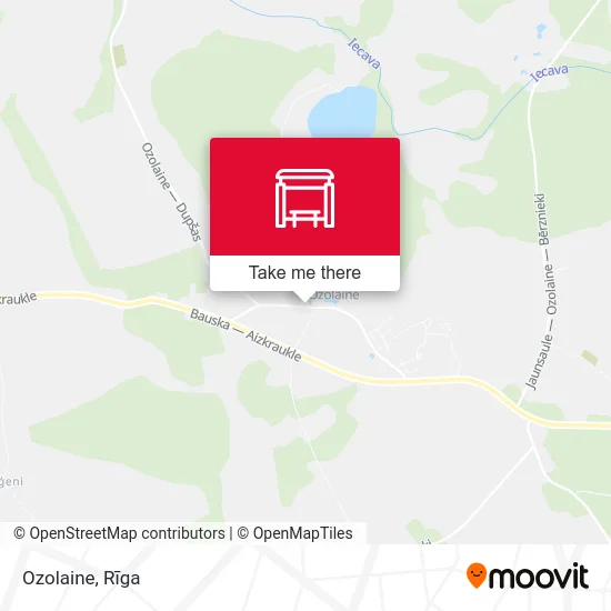 Ozolaine map