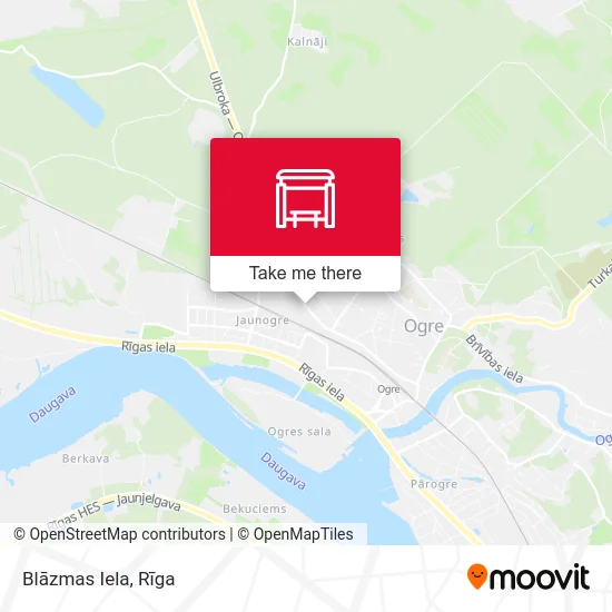 Карта Blāzmas Iela