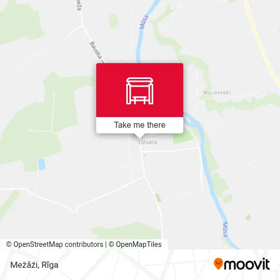 Mežāži map
