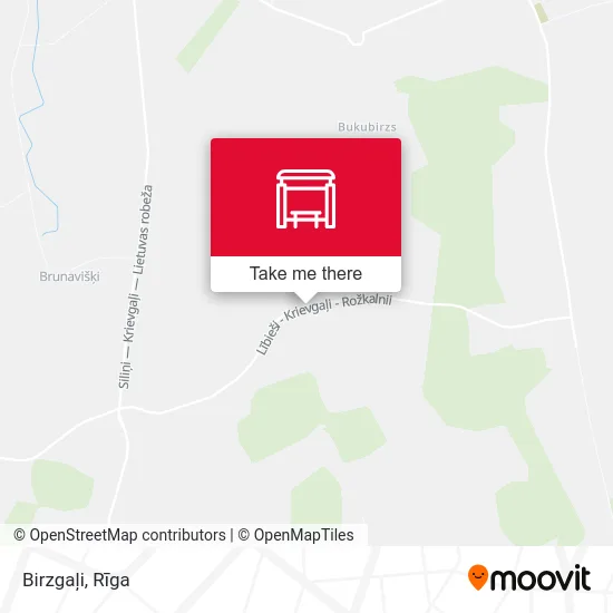 Birzgaļi map